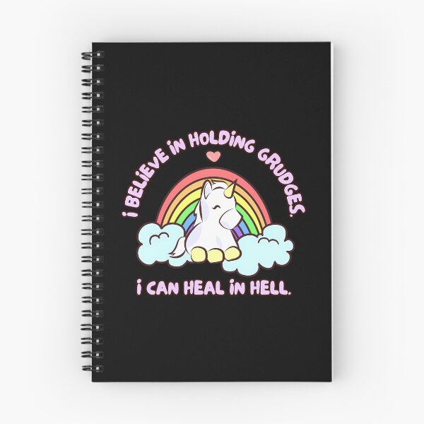 Item preview, I Believe In Holding Grudges Cute Unicorn designed and sold by dejah-maddux.