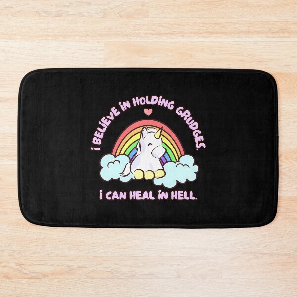 Item preview, I Believe In Holding Grudges Cute Unicorn designed and sold by dejah-maddux.