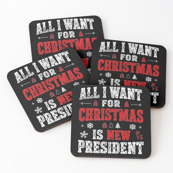 Item preview, All I Want For Christmas Is New President Funny Political Holiday designed and sold by QLShop.
