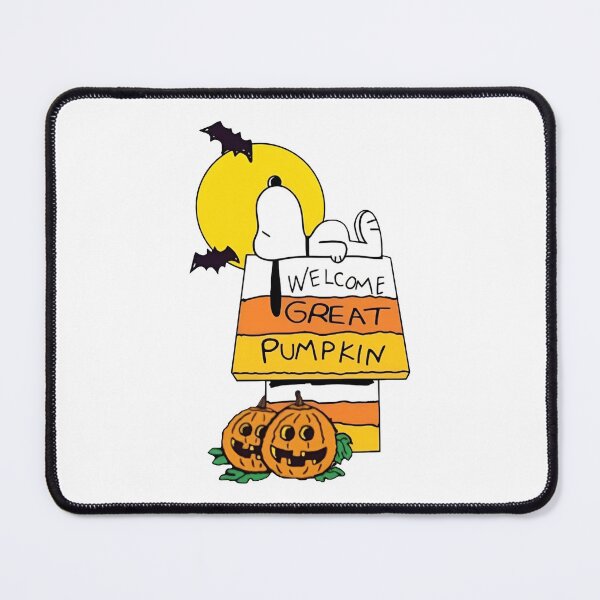 Item preview, Snoopy Peanuts Welcome Great Pumpkin Candy Corn Doghouse Halloween designed and sold by Moonifillst.