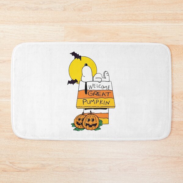 Item preview, Snoopy Peanuts Welcome Great Pumpkin Candy Corn Doghouse Halloween designed and sold by Moonifillst.