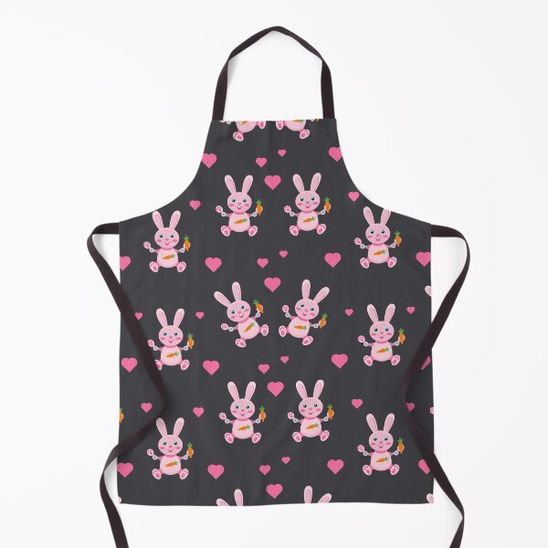 Item preview, Cute Pink Robot Bunny Hearts Seamless Pattern designed and sold by ElenMart.