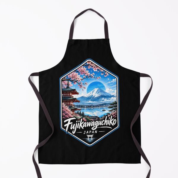 Item preview, Fujikawaguchiko Mount Fuji Japan Watercolor Travel designed and sold by TomFrontierArt.