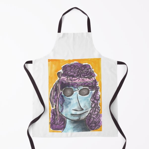 Item preview, Woodstock, Purple Hair Hippy, Charcoal & Watercolour designed and sold by Anke‘s Bazaar.