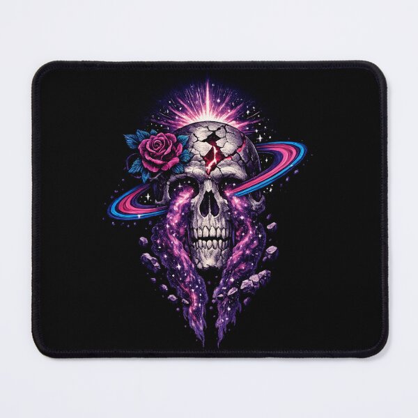 Item preview, Cosmic Skull Rose Gothic space designed and sold by SidTastic .