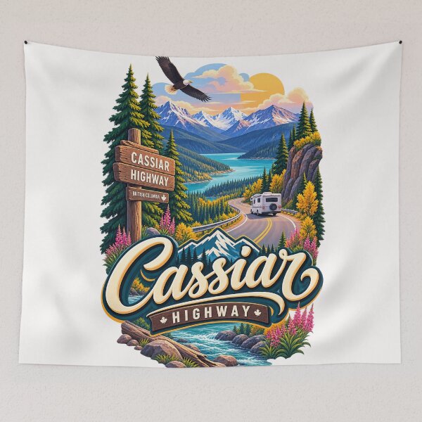 Item preview, Cassiar Highway British Columbia Mountain Road Through Canadian Wilderness designed and sold by Places On Earth.