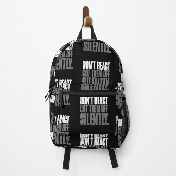 Item preview, Don't React; Cut Them Off Silently Stoic Mindset White/Grey Text Design designed and sold by AppearoStudio.