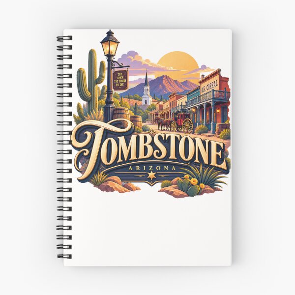 Item preview, Tombstone Arizona Historic Old West Street and Desert Mountains designed and sold by Places On Earth.