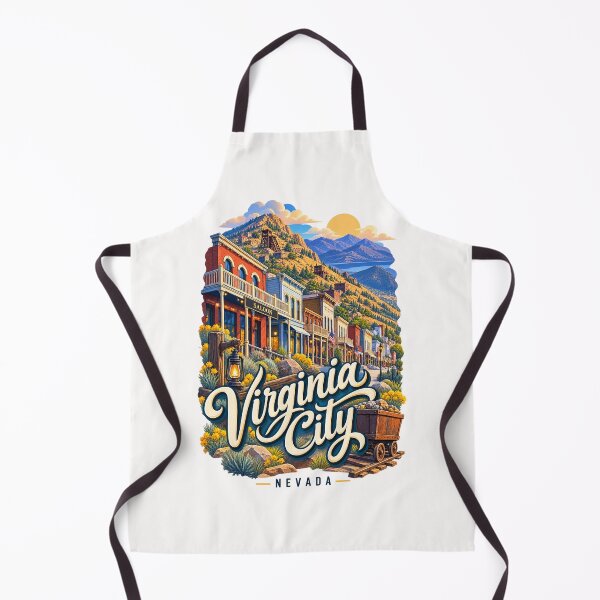 Item preview, Virginia City Nevada Historic Mining Town Beneath Sierra Nevada Mountains designed and sold by Places On Earth.