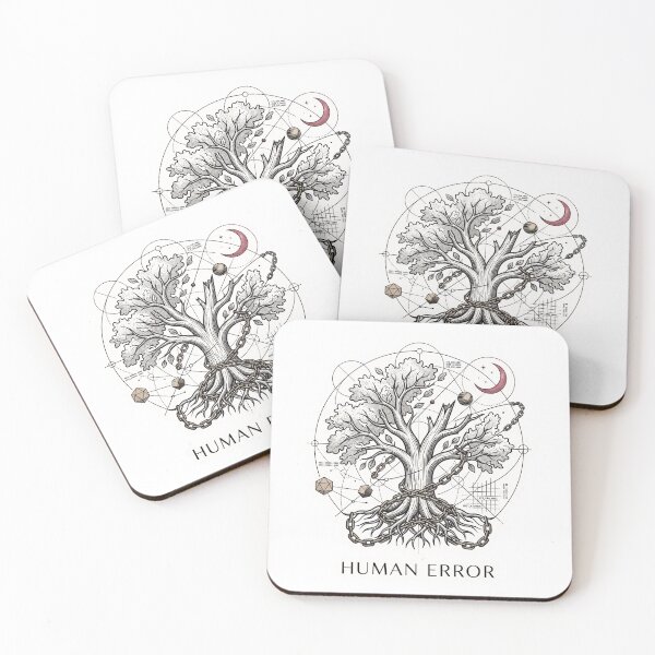 Item preview, Minimalist Tree of Imperfection The Human Error Philosophy Graphic Design designed and sold by Eidos [][][] ~εἶδος~.