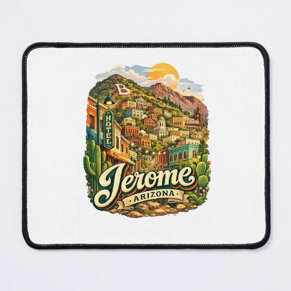 Item preview, Jerome Arizona Hillside Mining Heritage and Historic Mountain Streets designed and sold by Places On Earth.