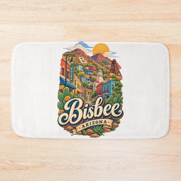 Item preview, Bisbee Arizona Historic Mining District Beneath Mule Mountains designed and sold by Places On Earth.