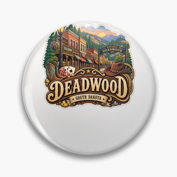 Item preview, Deadwood South Dakota Historic Black Hills Frontier Town designed and sold by Places On Earth.