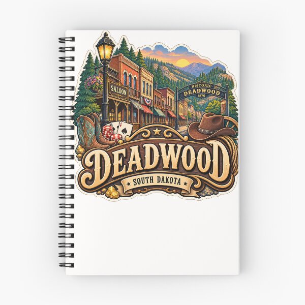 Item preview, Deadwood South Dakota Historic Black Hills Frontier Town designed and sold by Places On Earth.