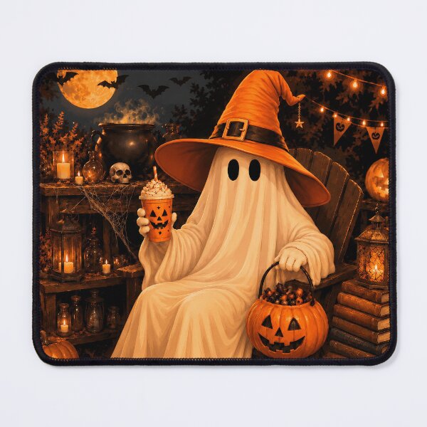 Item preview, Just Here for the Boos Witch Ghost Halloween designed and sold by varin-studio.
