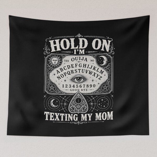 Item preview, Hold On Im Texting My Mom designed and sold by a-turner-paint.
