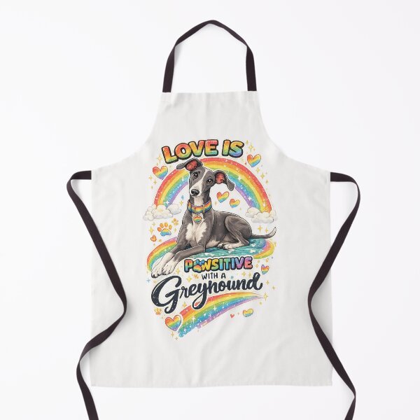 Item preview, Love Is Pawsitive With a Greyhound Rainbow designed and sold by Places On Earth.