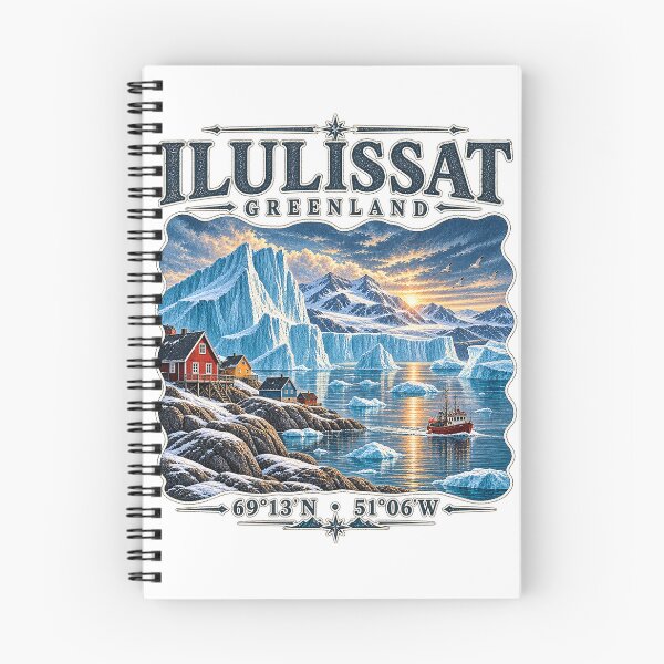 Item preview, Ilulissat Greenland Travel Art – Icefjord Arctic Adventure designed and sold by ChicClicker.