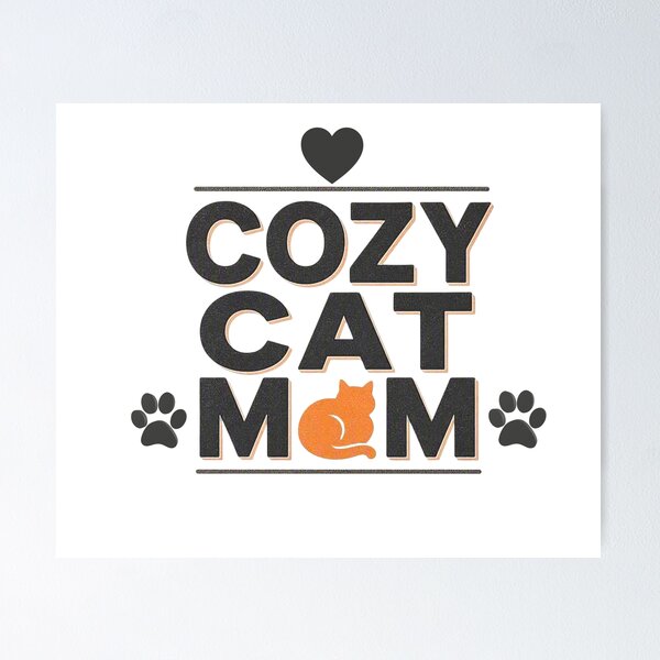 Item preview, Life of a Cozy Cat Mom designed and sold by EasyTake.