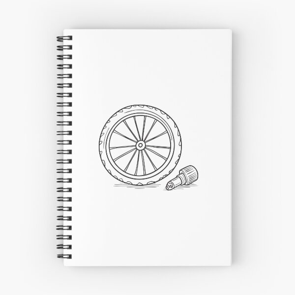 Item preview, A valve cap lying next to an inflated bicycle tire designed and sold by rasagamastore.