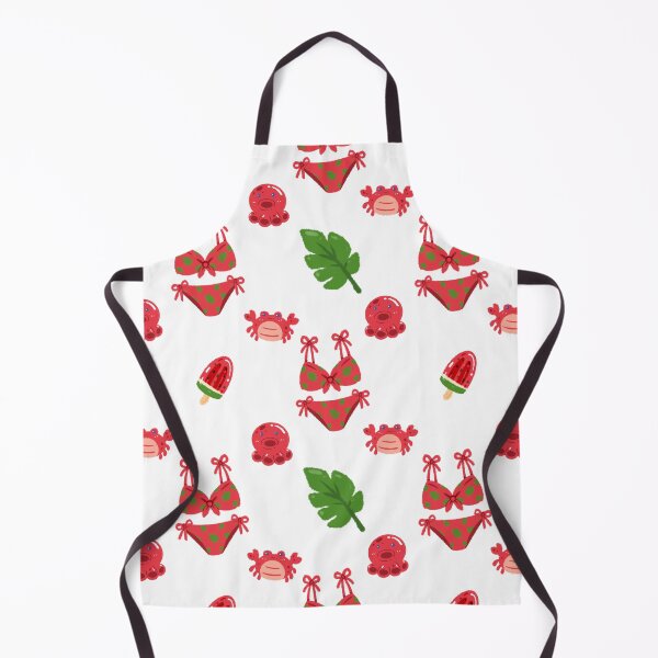 Item preview, Cute Bikini and Red Octopus Seamless Pattern designed and sold by JayverseShop.