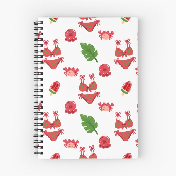 Item preview, Cute Bikini and Red Octopus Seamless Pattern designed and sold by JayverseShop.