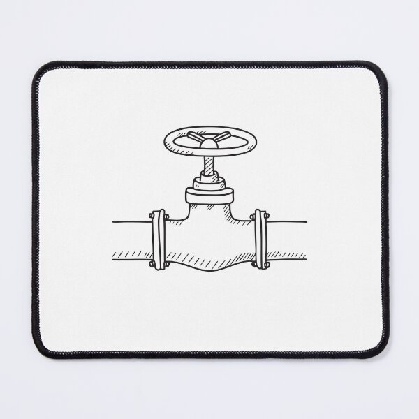 Item preview, A wall mounted valve handle twisted halfway open designed and sold by rasagamastore.