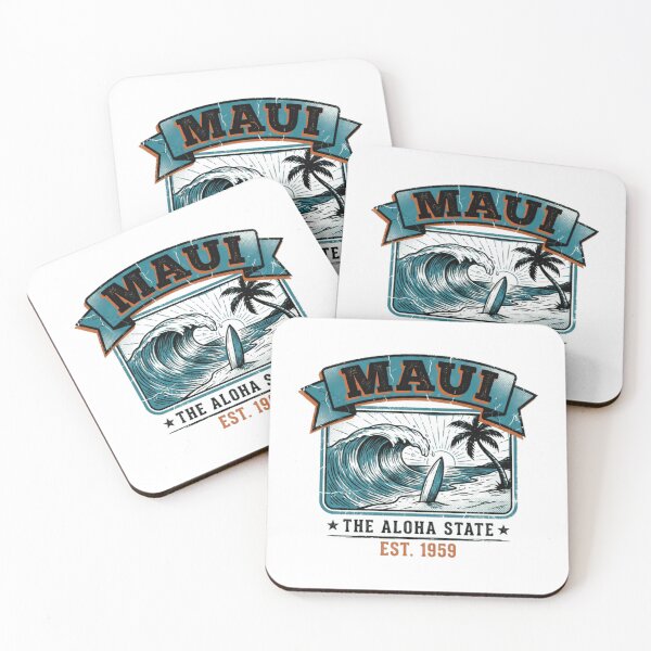 Item preview, Maui The Aloha State Est. 1959 Hawaii Surfing Beach Vacation designed and sold by RetroMini2026.