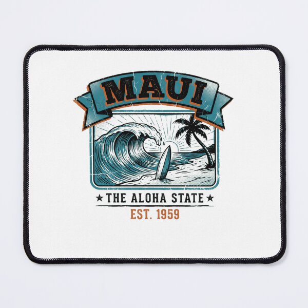 Item preview, Maui The Aloha State Est. 1959 Hawaii Surfing Beach Vacation designed and sold by RetroMini2026.