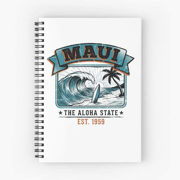 Item preview, Maui The Aloha State Est. 1959 Hawaii Surfing Beach Vacation designed and sold by RetroMini2026.