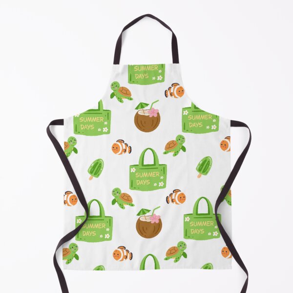 Item preview, Cute Turtle and Clownfish Summer Seamless Pattern designed and sold by JayverseShop.