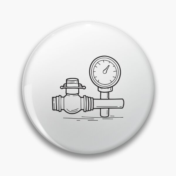 Item preview, A small valve knob sitting beside a utility water meter designed and sold by rasagamastore.