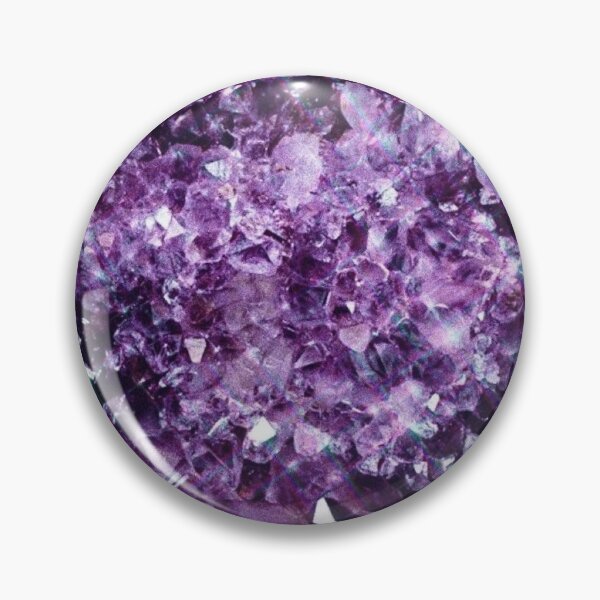 Item preview, Sparkling Purple Amethyst Crystal Geode Sparkle Texture Art designed and sold by LYAN-STORE.
