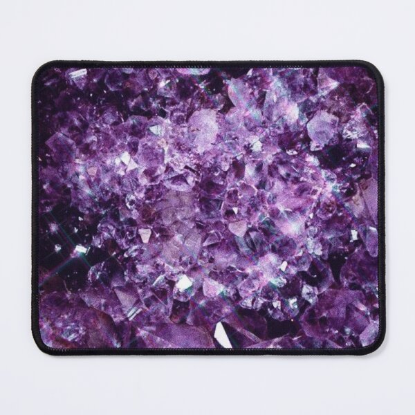 Item preview, Sparkling Purple Amethyst Crystal Geode Sparkle Texture Art designed and sold by LYAN-STORE.