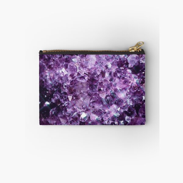 Item preview, Sparkling Purple Amethyst Crystal Geode Sparkle Texture Art designed and sold by LYAN-STORE.