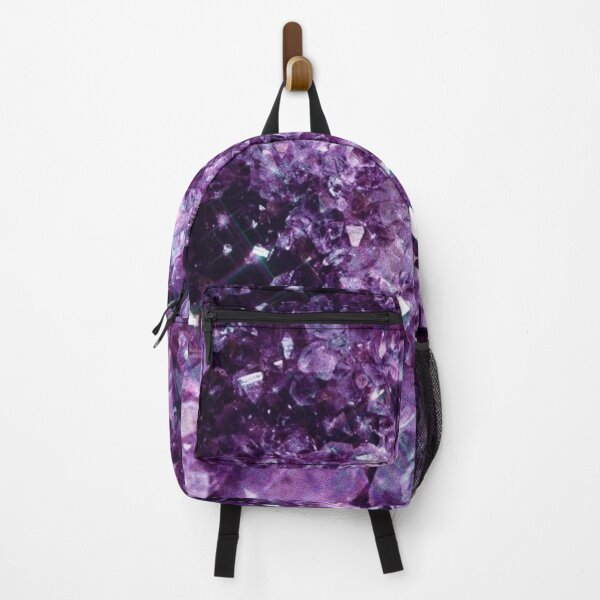 Item preview, Sparkling Purple Amethyst Crystal Geode Sparkle Texture Art designed and sold by LYAN-STORE.