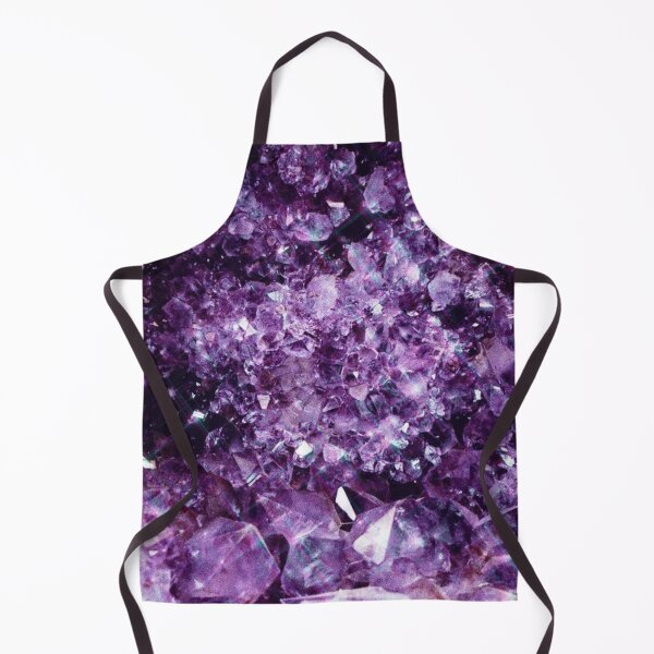 Item preview, Sparkling Purple Amethyst Crystal Geode Sparkle Texture Art designed and sold by LYAN-STORE.