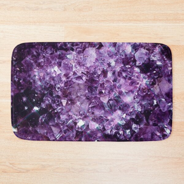 Item preview, Sparkling Purple Amethyst Crystal Geode Sparkle Texture Art designed and sold by LYAN-STORE.