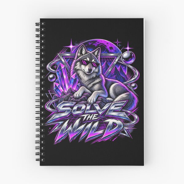 Item preview, Solve The Wild - Y2K Grey Wolf designed and sold by HOUSE OF VMH.