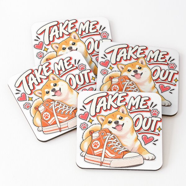 Item preview, Take Me Out Shiba designed and sold by INITIAL SHIBA.