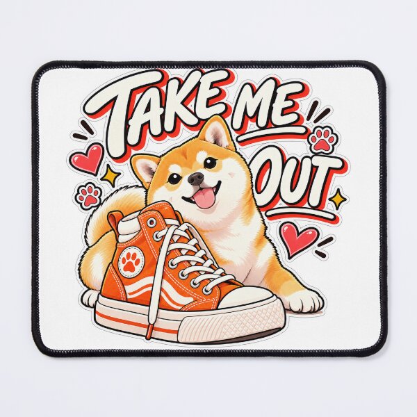 Item preview, Take Me Out Shiba designed and sold by INITIAL SHIBA.