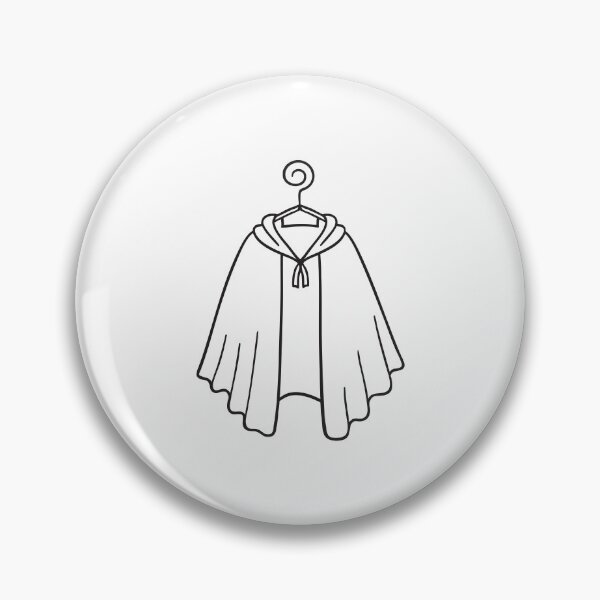 Item preview, A dark cape styled like a vampires, draped on a coat hook designed and sold by rasagamastore.