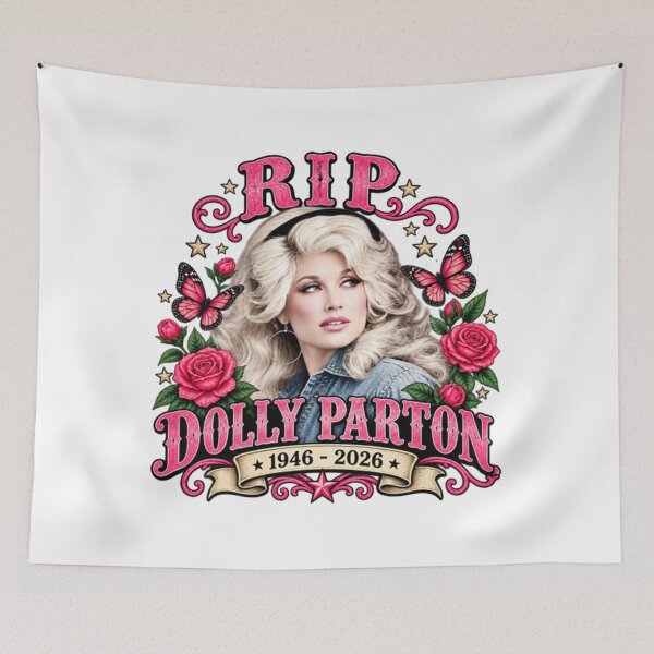 Item preview, Dolly Parton Memorial Shirt RIP Dolly Parton 1946 2026 Vintage Country Music designed and sold by perkmingStudio.