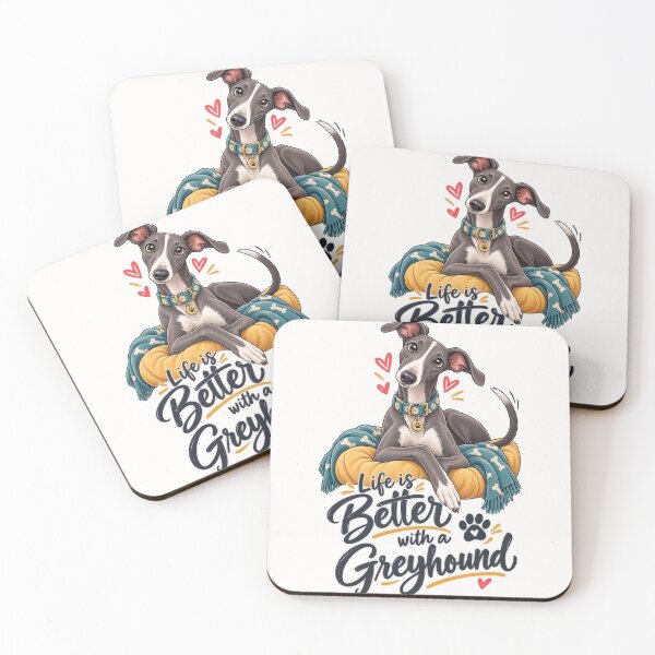 Item preview, Life Is Better With a Greyhound Companion designed and sold by Places On Earth.