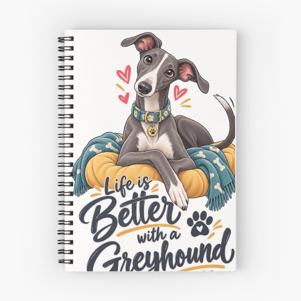 Item preview, Life Is Better With a Greyhound Companion designed and sold by Places On Earth.