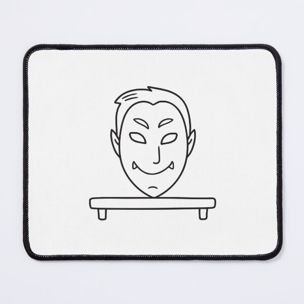 Item preview, A vampire themed mask placed on a shelf with other costumes designed and sold by rasagamastore.