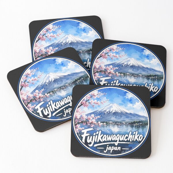 Item preview, Fujikawaguchiko Japan Mount Fuji Watercolor designed and sold by TomFrontierArt.