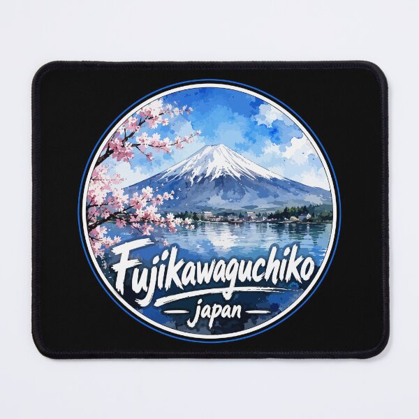 Item preview, Fujikawaguchiko Japan Mount Fuji Watercolor designed and sold by TomFrontierArt.