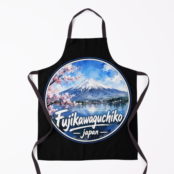 Item preview, Fujikawaguchiko Japan Mount Fuji Watercolor designed and sold by TomFrontierArt.