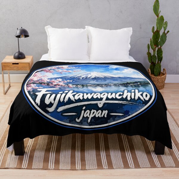 Item preview, Fujikawaguchiko Japan Mount Fuji Watercolor designed and sold by TomFrontierArt.